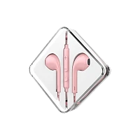 Наушники вставные HOCO M55 с микр. розовый (1/31/310)