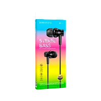 Наушники внутриканальные Borofone BM67 с микр. черный (1/76/304)