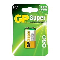 Батарейка GP Super Крона 6LR61 BL1 Alkaline 9V (1/10/200) R
