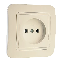 Розетка Makel Lillium 1гн. 16A кремовый 70222 (1/12)