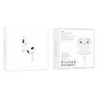Наушники вставные Borofone BW91 bluetooth 5.4 с микр. белый (1/22/132)