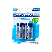 Батарейка Robiton STANDARD LR14 C BL2 Alkaline 1.5V (2/12/192) 