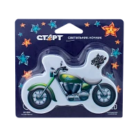 Ночник Старт "Мотоцикл" NL 3LED зеленый (60/240)