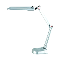 Светильник настольный Camelion KD-017A 11W 230V 2G7 на основании +лампа серебряный (1/6)