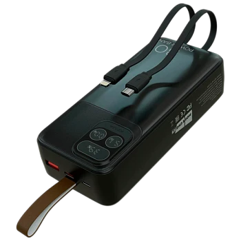 Внешний аккумулятор MORE CHOICE PB55-30 30000mAh 3.0A 22.5W 1USB+1Type-C+1microUSB черный