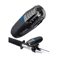 Фонарь велосипедный Космос 402B 1W 1LED от батареек 3хААA IP54 3 режима черный (1/60/240)