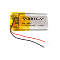 Аккумулятор ROBITON LP451124 3.7В 65мАч PK1 (10/250)