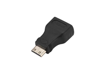 Переходник GoPower HDMI (f)-miniHDMI (m) ver.1.4 черный Premium Zip-Lock c подвесом (1/500)