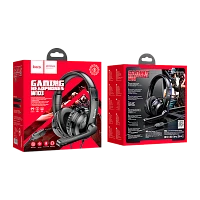 Наушники полноразмерные HOCO W103 с микр. черный (1/40)