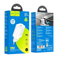 Сетевое З/У HOCO N22 Type-C 3.0A 25W PD3.0 белый (1/12/120)