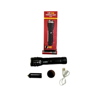 Фонарь универсальный Без бренда P27 от аккумулятора ZOOM черный