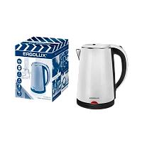 Электрочайник Ergolux ELX-KS09-C41 1600W 1.8л черный белый (1/12)