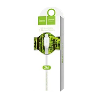 Кабель HOCO X20 USB (m)-microUSB (m) 2м 2.0A ПВХ белый (1/30/300)