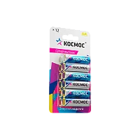 Батарейка Космос LR6 AA BL12 Alkaline 1.5V (12/144/576) 