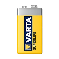 Батарейка Varta SUPERLIFE Крона 6F22 Shrink 1 Heavy Duty 9V (2022) (1/12/216)