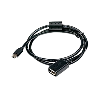 Кабель Atcom USB (f)-microUSB (m) 0.8м силикон черный (1/10/500)