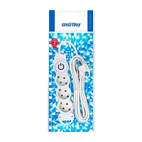 Удлинитель Smartbuy NEW 3р.С/З 16A 5.0м с выкл. ПВС 3x1мм² белый