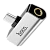 Переходник AUX HOCO LS26 Jack 3.5mm (f)-Type-C (m)/Type-C (f) пластик серебряный (1/31/310)