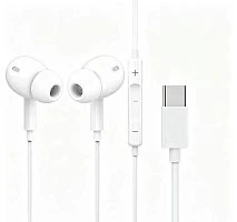 Наушники внутриканальные GoPower GPHP07 с микр. Type-C белый (1/200/800) 
