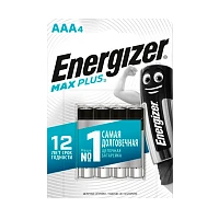 Батарейка Energizer MAX Plus LR03 AAA BL4 Alkaline 1.5V (4/48)