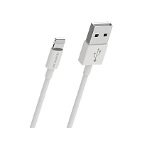 Кабель Borofone BX22 USB (m)-Lightning (m) 1м 2.0A ПВХ белый (1/648)
