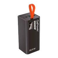 Внешний аккумулятор GoPower PB03-50 50000mAh 3.0A 22.5W 4USB/Type-C CCC черный (1/50)