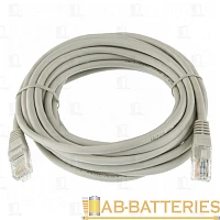 Патч-корд Smartbuy K-0950 RJ-45 (m)-RJ-45 (m) 5.0м кат.5е ПВХ серый (1/100)