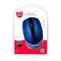 Мышь беспроводная Smartbuy 332AG ONE классическая USB синий (1/60)