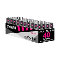 Батарейка Фаzа LR03 AAA BOX40 Alkaline 1.5V (40/480)