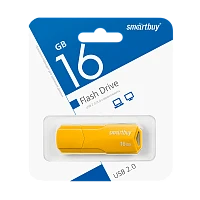 Флеш-накопитель Smartbuy Clue 16GB USB2.0 пластик желтый