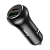 Автомобильное З/У HOCO Z38 1USB/Type-C QC3.0 черный (1/12/120)
