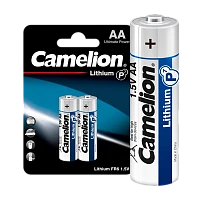 Батарейка Camelion FR6 AA BL2 Lithium 1.5V (2/24/432) 