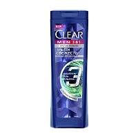 Шампунь Clear Ультра Свежесть Men 400мл 3 в 1 (1/12)