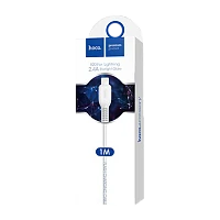 Кабель HOCO X20 USB (m)-Lightning (m) 1м 2.4A ПВХ белый (1/30/300)