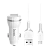 Автомобильное З/У HOCO Z27 2USB 2.4A белый (1/10/100)