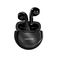 Наушники вставные Lenovo HT38 bluetooth 5.0 с микр. черный