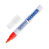 Маркер промышленный MunHwa PAINT MARKER PM-03 4.0мм нитрокраска красный (1/12/576)
