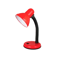 Светильник настольный Ultraflash UF-301P 60W 230V E27 на основании красный (1/32)