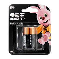Батарейка Duracell Basic LR6 AA BL2 Alkaline 1.5V CN (Китай) (2/24/384)