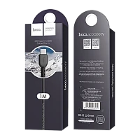 Кабель HOCO X20 USB (m)-Type-C (m) 1м 3.0A ПВХ черный (1/30/300)