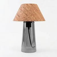 Светильник настольный Camelion KD-448 40W E27 с абажуром из пробки (1/12)