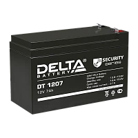 Аккумулятор свинцово-кислотный Delta DT 1207 12V 7Ah (1/5)