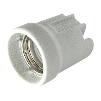 Патрон Volsten Винтовое крепление керамика E27 серый (1/200)