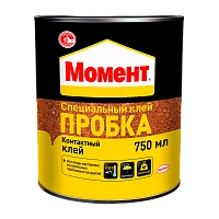 Клей Момент ПРОБКА контактный 1л для соединения изделий из пробки (1/6) 