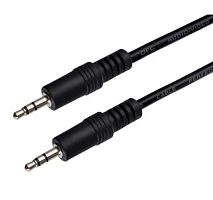 Кабель AUX Perfeo Jack 3.5mm (m)-Jack 3.5mm (m) 1м черный (1/100)