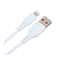 Кабель GoPower GP01L USB (m)-Lightning (m) 1м 2.4A ПВХ белый (1/200/800)