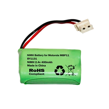 Аккумулятор ET MBP11 BL1 2.4V, 350mAh, Ni-Mh  для радионяни Motorola MBP11 (1/20)