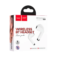 Наушники вставные HOCO EQ1 bluetooth 5.3 с микр. белый (1/14/140)