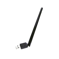 Wi-Fi адаптер Selenga 2.4 ГГц 150Мбит USB 802.11 с антенной черный (1/1600)