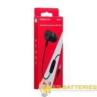 Наушники внутриканальные Borofone BM31 с микр. черный (1/76/304)